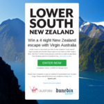 Win a Dunedin Escape for 2 from Virgin Australia/Dunedin Airport [QLD]