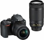 Nikon D3500 AF-P 18-55 VR + AF-P 70-300 VR Nikon KIT $499 Delivered @ Amazon AU