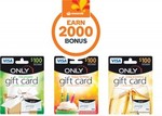 [NSW] 2,000 Bonus Rewards Points on $100 Only 1 VISA Gift Card ($5.95 Fee Applies) @ Woolworths