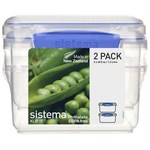 1/2 Price - Sistema Klip It Lunch Plus Container (2 Pack) $4.50 @ Coles