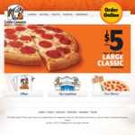 [NSW] Buy One Get One Free Pizza @ Little Caesars