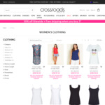 50% off Sitewide + Free Shipping When You Buy 3 Clothing Items @ Crossroads