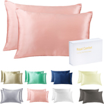 Royal Comfort Mulberry Soft Silk Hypoallergenic Pillowcase Twin Pack 51 x 76cm $44.95 @ MyDeal
