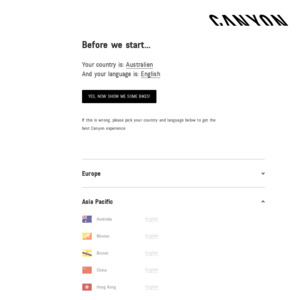 Canyon bike hot sale coupon