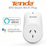 Tenda SP3 Smart Wi-Fi Plug $12.98, Baseus Qi Wireless Charger $14.95 + Delivery ($0 w/eBay Plus) @ Apus Express eBay