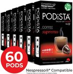 Nespresso Compatible Supremo Coffee Pod Intensity 60 Pods $21.60 + Delivery ($0 with Prime/ $49 Spend) @ Amazon AU