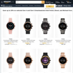 Fossil Smartwatch Gen 4 $179 -  $229, Gen 5 $397 Delivered @ Amazon AU