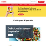 Coles ½ Price: McVitie’s Digestives $1.97, Sara Lee Desserts 350g-475g $3.12, Gold’n Canola Oil 4L $9 + More