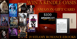 Win A Kindle Oasis + $100 Amazon Gift Card + 20 eBooks from Book Throne