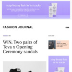 Win Two Pairs of Teva x Opening Ceremony Sandals from Fashion Journal