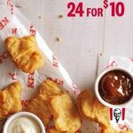 24 Nuggets + 4 Dipping Sauces for $10 @ KFC via Facebook/Mobile App