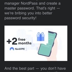 2 Months Bonus Nord VPN For Existing Users When You Login into Nordpass