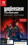 [Switch] Wolfenstein: Youngblood Deluxe Edition $19 (Save $50) + Delivery ($0 Pickup) @ JB Hi-Fi
