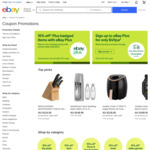 [eBay Plus] 15% off Eligible Items (Max Discount $300) @ eBay