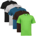 Fruit of The Loom/ Jerzees Men's 5-Pack T-Shirts for £9.99 ($15.16) Save: £15.01 ($22.78)