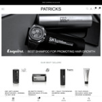 20% off Storewide: Men's Hair and Skin Care Products, Free Delivery @ Patricks