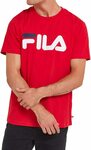 Fila Classic Unisex Tee XXS - XXL in Red $10 (RRP $40) and more + Delivery ($0 with Prime/ $39 Spend) @ Amazon AU