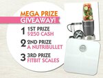 Win $250 Cash, NutriBullet Blender, Fit Bit Scales from Healthy Mummy