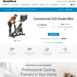 NordicTrack Commercial S22i Studio Bike $2499 + Delivery (Free Delivery to Most Postcodes) @ NordicTrack Fitness