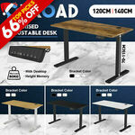 Standing 120/140cm Motorised Height Adjustable Desk Office Computer Table $309.90-$329.90 + Delivery @ oz_bettervalue eBay