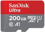 SanDisk Ultra 200GB MicroSD $26.66 + Delivery ($0 Prime/ $39 Spend) @ Amazon
