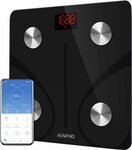 RENPHO Bluetooth Body Fat Scale $30.39 + Delivery ($0 with Prime/ $39 Spend) @ Renpho Amazon AU