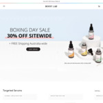 30% off Site Wide + Free Shipping @ Boost Lab