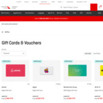 10-30% off All Gift Cards (Pay with Qantas Points) + Delivery for Physical Cards @ QANTAS Store