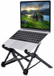 Tendak Foldable Laptop Stand, Portable Computer Stand (Black) US$9.99 (~A$13.30, Was A$26.70) & Free Shipping @ Tendak