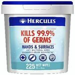 Hercules 2 in 1 Hand & Surface Antibacterial Wipes 225 Sheets $0.99 in-Store Only @ Officeworks