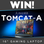 Win an Allied Gaming Tomcat-A Gaming Laptop (Ryzen 9 5900HX/RTX 3070/16GB RAM) Worth $3,050 from EB Games