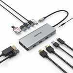[Prime] WAVLINK 13-in-1 USB C Hub/ Docking Station $62.99 (RRP $89.99) Delivered @ Wavlink-RC via Amazon AU