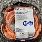 Mistral 12m 15A Extension Lead with Carry Bag for Caravan & RV - $23 ($21.85 with P/Pass) in-Store Only @ Bunnings