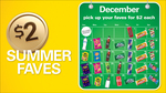 $2 Summer Favourites at BP Service Stations throughout December