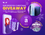 Win a PS5/Xbox Series X, US$300 Amazon Gift Card or 5000 V-bucks from Reddysh