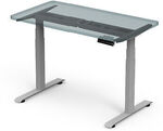 Ekkio Electric Standing Desk - Frame Only - Grey $183.96 ($179.36 eBay Plus) Delivered @ Oz.squares eBay