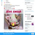 Win a Nia The Cow Plush from Sugary Carousel