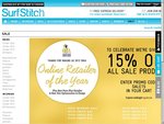 SurfStitch - 15% off All Sale Products (Expires 25 July)