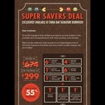 China Bar 55% off Super Saver Deal