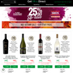 $40 off with Minimum $100 Spend for New Customers Only + $11.99 Delivery Per Case ($0 with $300 Order) @ Get Wines Direct