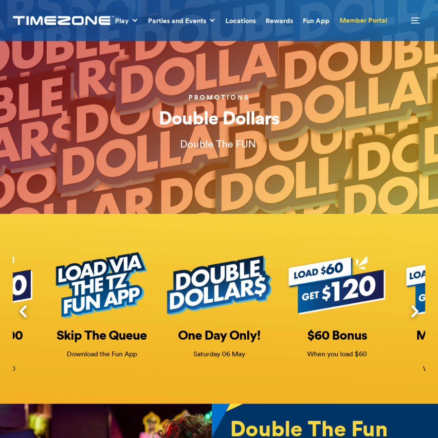 Double Credits - Load $60 Get $120, Load $100 Get $200 @ Timezone ...