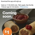 $1 120g and 180g Sausage Roll Varieties + 100 Velocity Points (17 May Only, Excludes Jumbo Size) @ 7-Eleven (App Required)