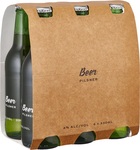 Beer Pilsner 330ml Bottle (Naked Label) 6-Pack $8 ($7 VIC & TAS, Sold Out NSW) + Delivery @ First Choice Liquor