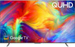 [Perks] TCL P735 75" 4K AI LED LCD Google TV 2022 $716.40, 65" $572.40 + Delivery ($0 C&C) @ JB Hi-Fi