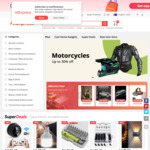 US$3 off US$25, US$6 off US$50, US$9 off US$80, US$14 off US$140, US$24 off US$240 Spend on Selected Items @ AliExpress