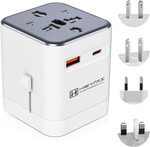 [Prime] HEYMIX Professional Universal Travel Adapter 2400W 10A BS1362 Fuse $13.74 Delivered @ Heymix via Amazon AU