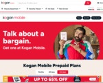 ½ Price Large & Extra Large Prepaid Mobile Plans: 300GB/12-Month $135, 500GB/12-Month $150 @ Kogan Mobile