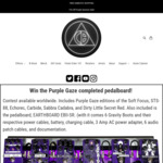 Win a Purple Glaze Completed Pedalboard worth over $1,700 from Catalinbread Effects