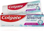 Colgate Sensitive PRO-Relief Repair & Prevent Toothpaste 110g $3.99 ($3.59 S&S) + Postage ($0 with Prime/ $39 Spend) @ Amazon AU