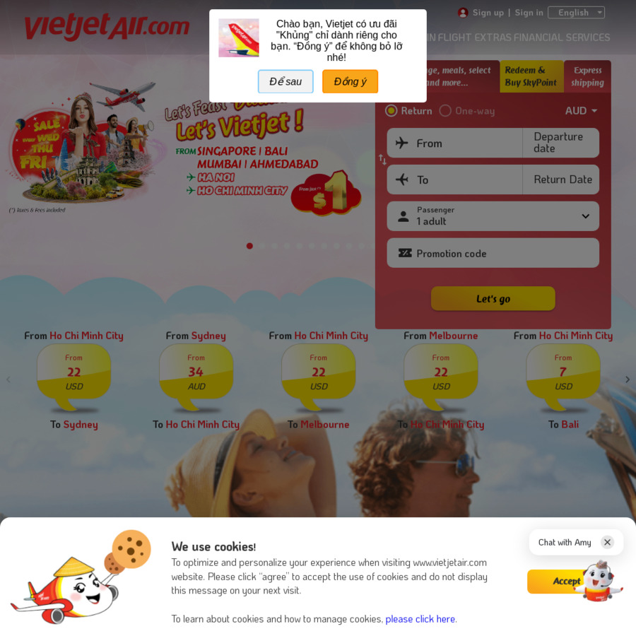 Sydney to Vietnam One Way Airfare from 0 (+ Taxes) Vietjet Air OzBargain